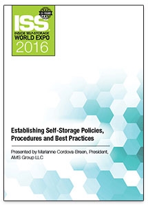 Picture of DVD - Establishing Self-Storage Policies, Procedures and Best Practices