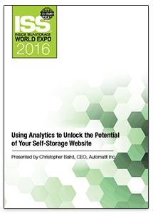 Picture of DVD - Using Analytics to Unlock the Potential of Your Self-Storage Website