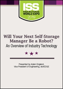 Picture of DVD - Will Your Next Self-Storage Manager Be a Robot? An Overview of Industry Technology