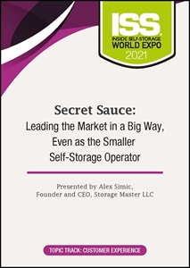 Picture of DVD - Secret Sauce: Leading the Market in a Big Way, Even as the Smaller Self-Storage Operator